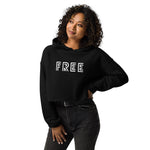 I AM "Free" Crop Hoodie