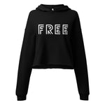 I AM "Free" Crop Hoodie