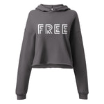 I AM "Free" Crop Hoodie