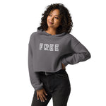 I AM "Free" Crop Hoodie